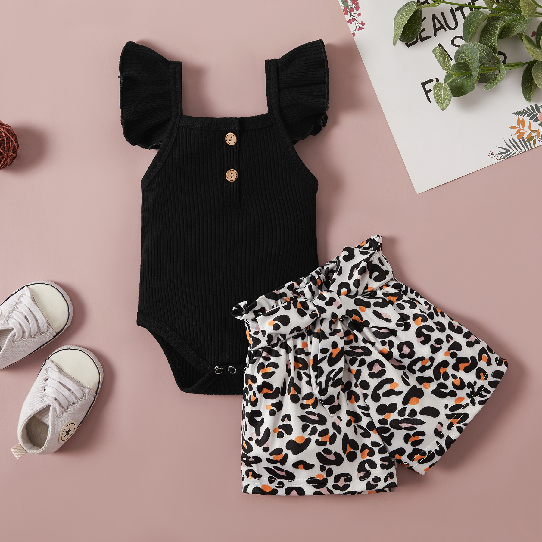 Baby Girl Leopard Print Sets