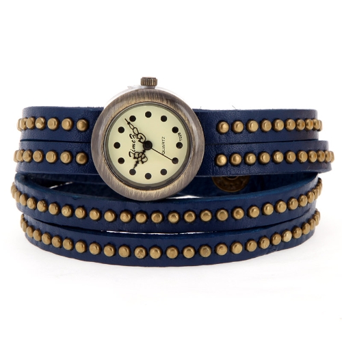 Rivets Vintage Bracelet poignet Watch les femmes de