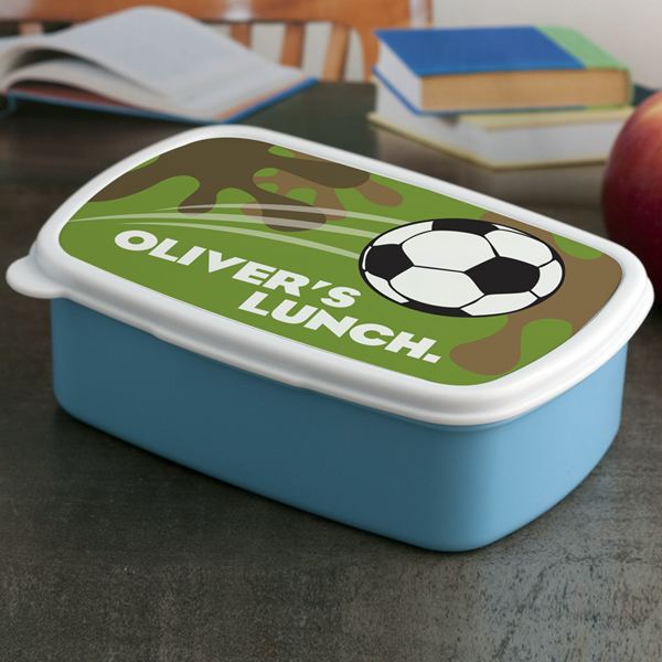 Personalised Football Lunch Box