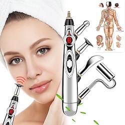 Electronic Acupuncture Pen Electric Meridians Laser Therapy Heal Massage Pen Meridian Energy Pen Relief Pain Tools Health Care Lightinthebox