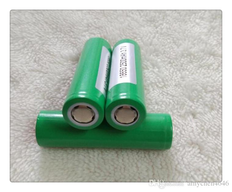 Outdoor 18650 25R INR18650 25R 20A Discharge Lthium Batteries, 2500mAh ElectronicCigarette For Flashlight Power Battery
