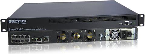 Patton SmartNode 10100A 100 - 1000Mbit/s Gateway/Controller (SN10100A/4E8/R48)