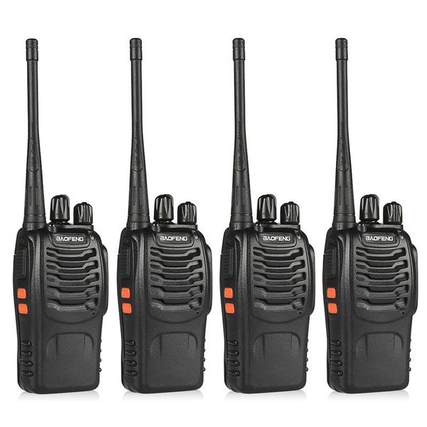 Walkie Talkie 4pcs BaoFeng BF-888S UHF400-470MHZ Portable Ham 888s CB Radio