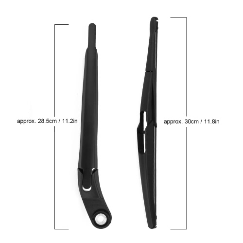 Car Rear Window Windshield Wiper Arm & Blade Complete Replacement Set for Peugeot 407 Citroen C5