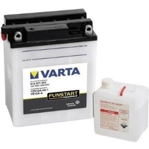 Varta Black Dynamic Powersports Freshpack YB12A-A 9Ah 12V 160A Motorrad Fahrzeugbatterie (558150)