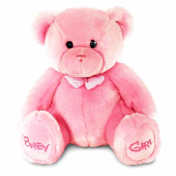 Baby Girl Bear Soft Toy