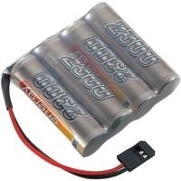 CONRAD ENERGY Empfänger-Akkupack 4.8 V / 2300 mAh Bauform Side by Side Stecksystem Futaba-Buchse