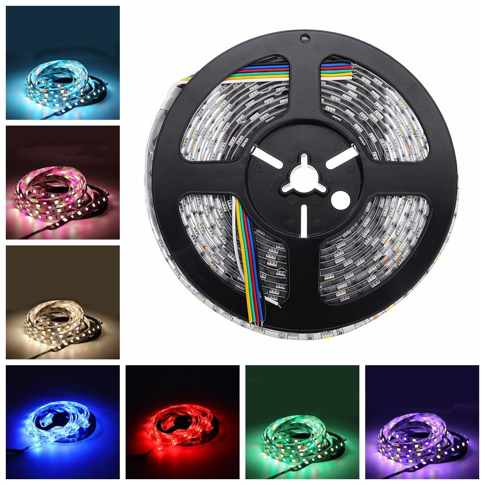 DC12V 5 Mt RGB CCT 5050 5054 SMD Wasserdicht LED Streifen String Licht Urlaub Garten Outdoor Dekoration