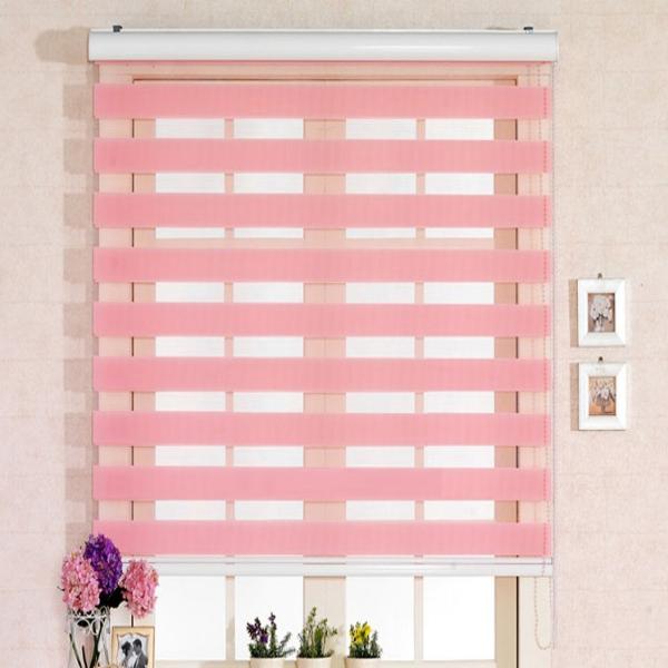 popular zebra blinds/double-layer roller blinds/zebra print curtains/home decoration