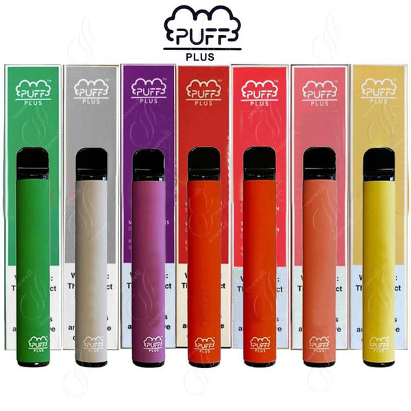 Newest PUFF BAR PLUS 800+Puff Disposable Pod Cartridge 550mAh Battery 3.2mL Pre-Filled Vape Pods Stick e Cigarettes Portable Vaporizer