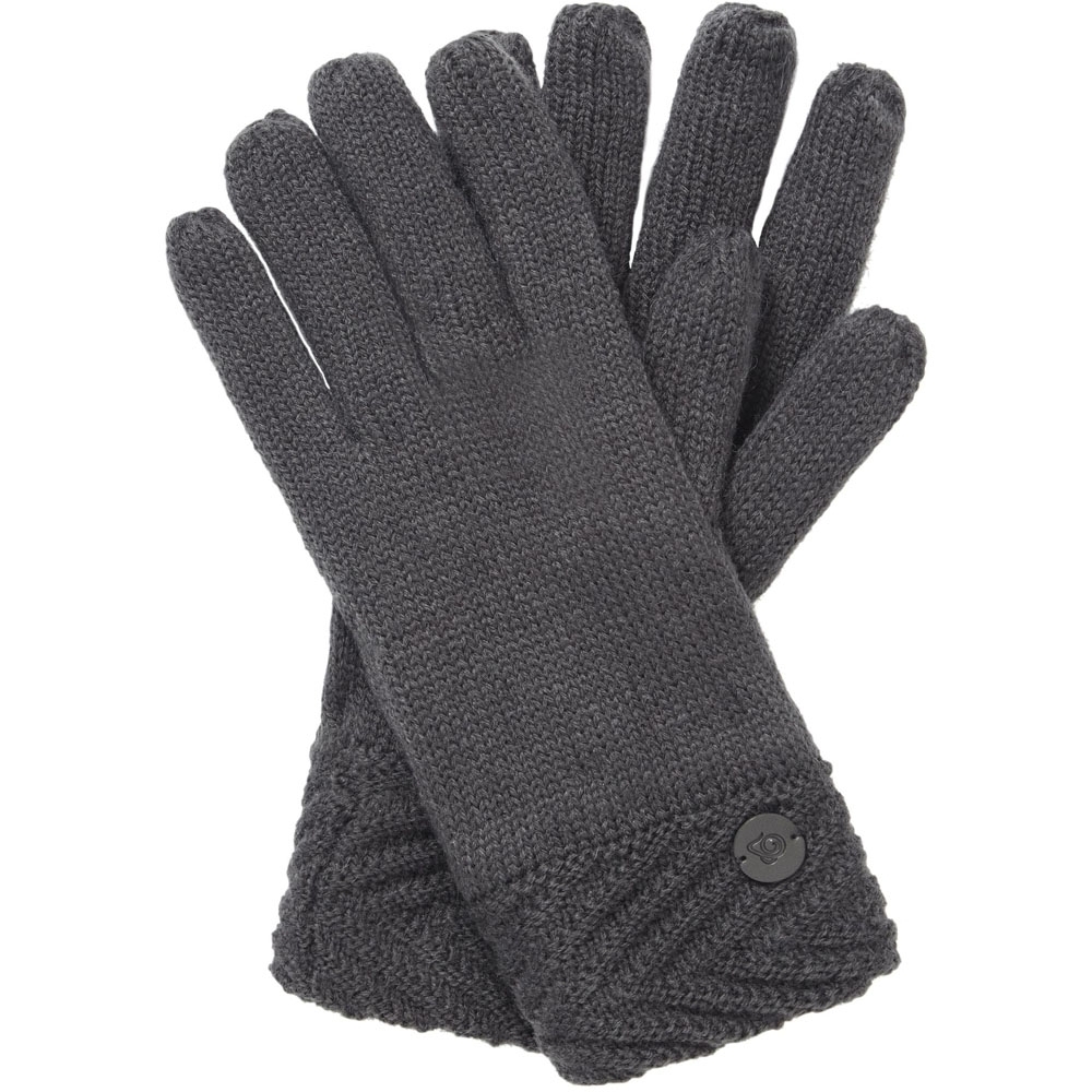 Craghoppers Womens Maria Insulating Microfleece Knit Gloves S/M - Hand 17-18cm