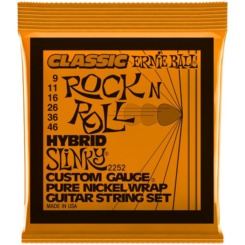 ERNIE BALL Rock\'N\'Roll Slinky E-Gitarren Saiten Satz 9-46