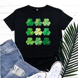 Inspired by St. Patrick's Day Shamrock Irish T-shirt Anime Cartoon Anime Graphic T-shirt For Men's Women's Unisex Adults' Hot Stamping 100% Polyester miniinthebox