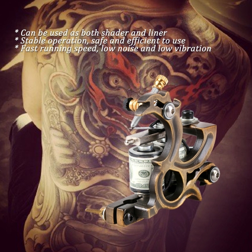 Tattoo Machine Professional Tattoo Motor Dragon Casting Coil Tattoo Machine Gun Shader & Liner Machine Body Tattoo Machine