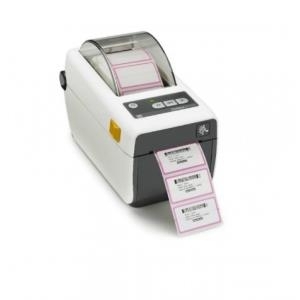Zebra ZD410 - Healthcare - Etikettendrucker - Thermopapier - 6 cm Rolle - 203 dpi - bis zu 152 mm/Sek. - USB 2.0, USB-Host, Wi-Fi(ac), Bluetooth 4.1 - Abrisskante (ZD41H22-D0EW02EZ)