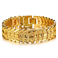 Women's Cuff Bracelet Bracelet Ladies Stylish Dubai Gold Plated Bracelet Jewelry For Party Wedding Event / Party Dailywear Casual Daily Lightinthebox