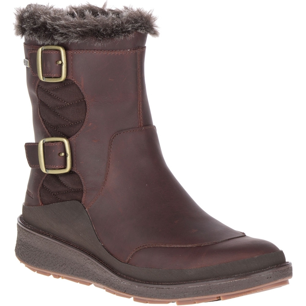 Merrell Womens/Ladies Tremblant Ezra Zip Waterproof Ice+ Snow Boots UK Size 3.5 (EU 36  US 6)