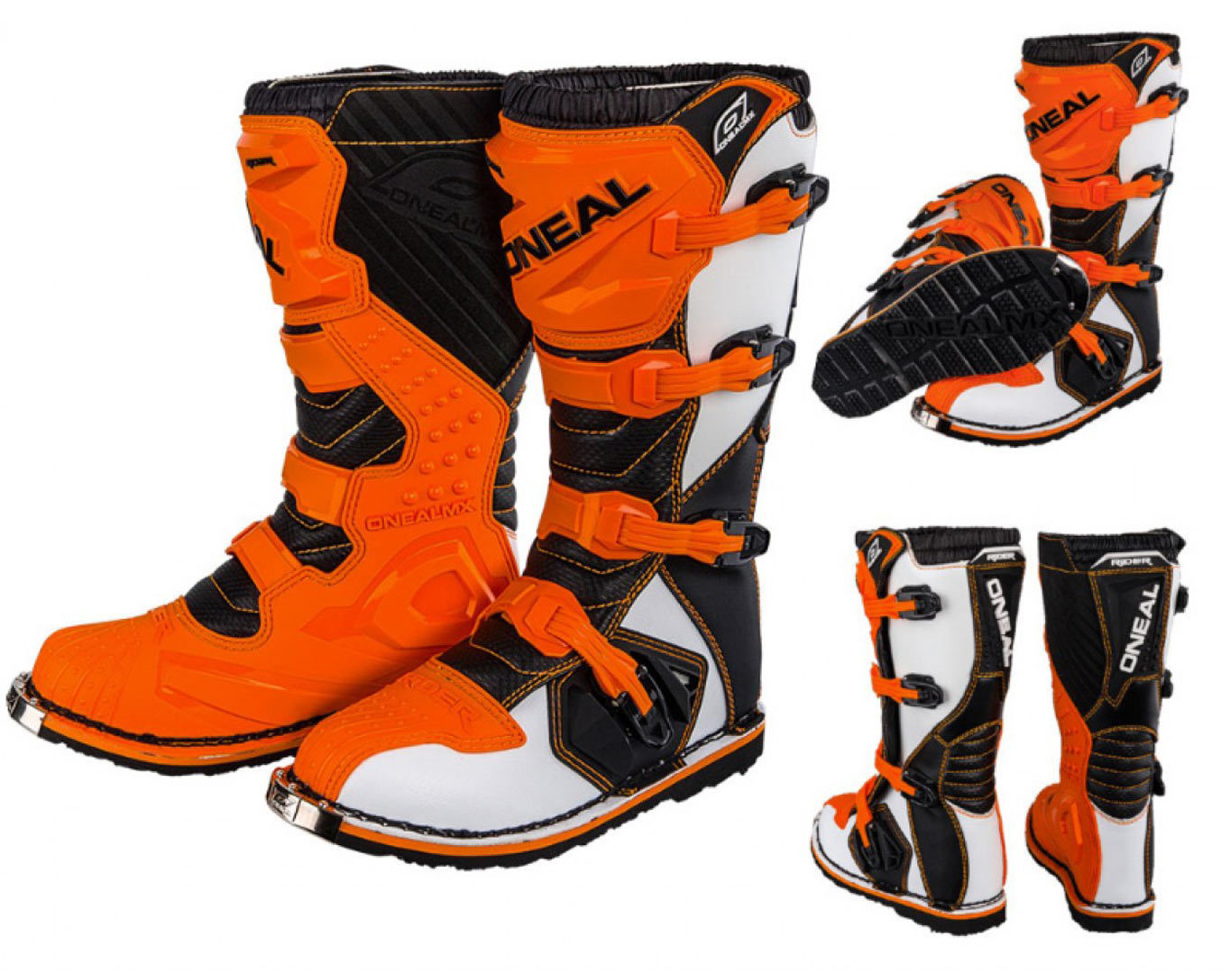 O´Neal Rider Motocross Stiefel Orange 48