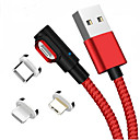 Micro USB / Lightning / Type-C USB Cable Adapter All-In-1 / Braided Cable For Macbook / iPad / Samsung 100 cm For Aluminum / Nylon