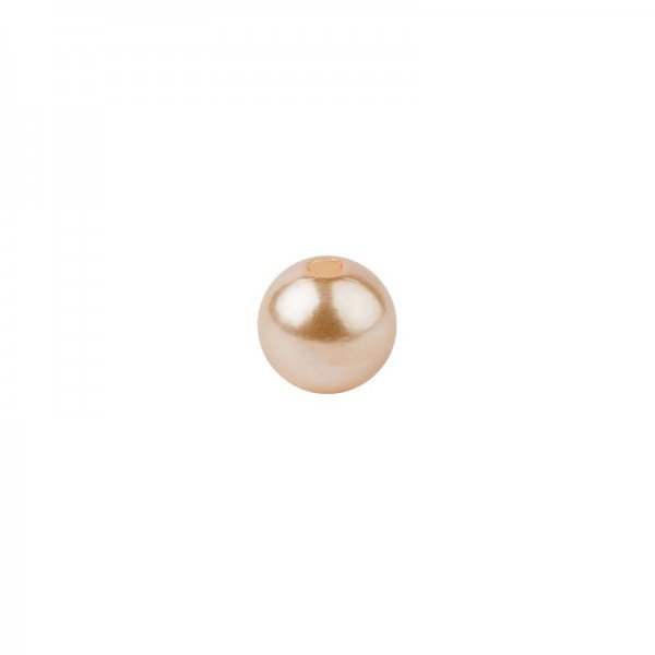 Perlen, Perlmutt, Ø 4mm, lachs, 200 Stück
