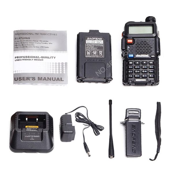 Walkie Talkie Universal Portable Walkie-Talkie 0 Line Self-Driving Tour Uv-5R With Earphone High Effiency