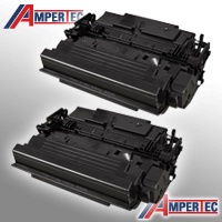 2 Ampertec Toner für HP CF287XD  87X  schwarz