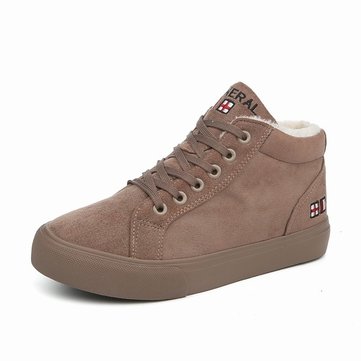 M.GENERAL Suede Soft Boots For Women