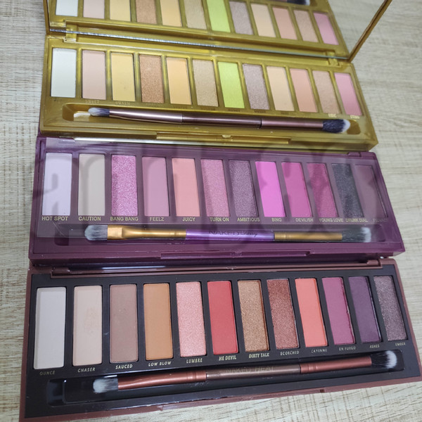 hot brand NK eye makeup 12colors eyeshadow palette #2 #3 #5 cherry heat honey 6styles in stock dhl free ship