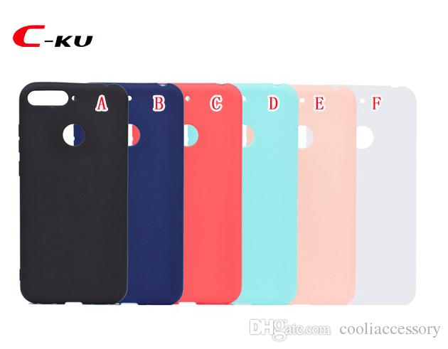 Matte Frosted Soft TPU Case For Huawei Honor 10 LITE 7C 7A Y9 2018 Xiaomi Redmi NOTE 5 PRO 5A Candy Rubber GEL Cover Skin Phone Luxury 20pcs