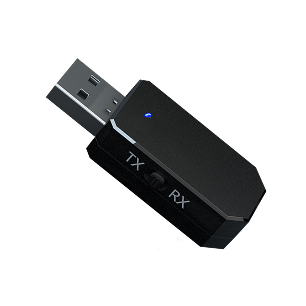 iMars KN331 bluetooth 5.0 Audio Receiver Transmitter 2-in-1 USB 3.5mm AUX Jack Stereo Adapter for TV Headphone PC Car CD