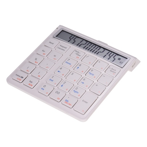 Teclado inalámbrico y teclado numérico inteligente recargable 2 en 1 de BT 29 Teclas y calculadora