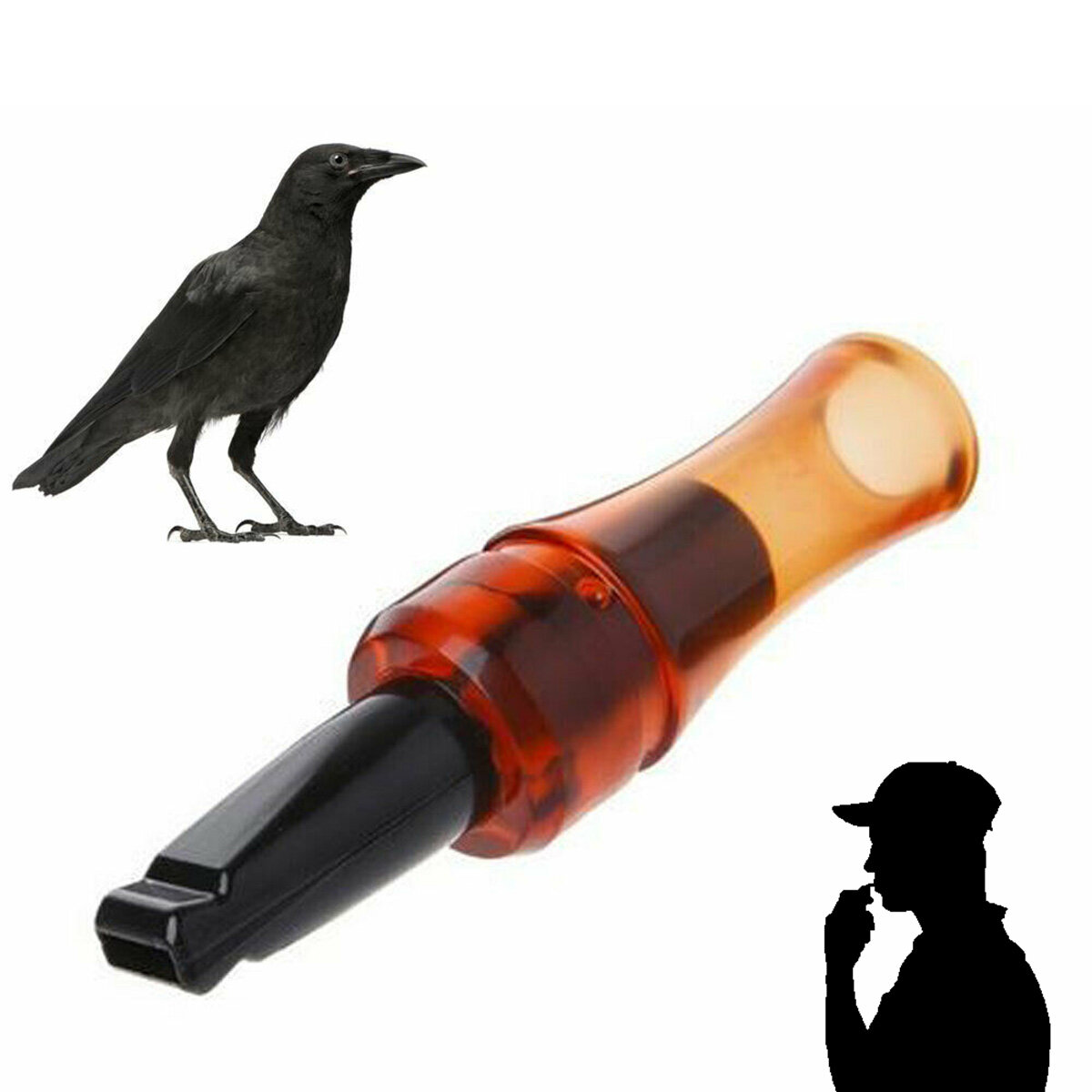 Outdoor-Mini-Entengans Aufruf Hunting Whistle Bird Bait Whistle Crow Caller