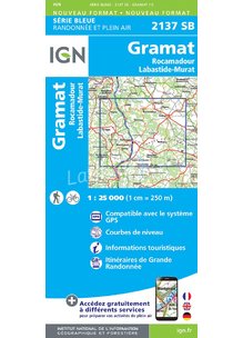 Carte 2137SB GRAMAT ROCAMADOUR