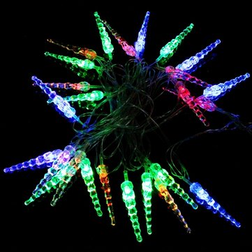 5M 20 LED Colorful Crystal Xmas String Lights Christmas Wedding Party Decor 220V