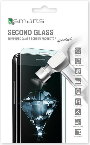 4smarts Second Glass - Klare Bildschirmschutzfolie - Apple - iPhone 7 Plus - Staubresistent - Kratzresistent - Schockresistent - Transparent - 1 Stück(e) (492977)