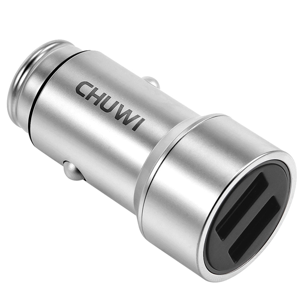CHUWI Ublue USB de doble cuerpo de metal integrado inteligente LED cargador de coche