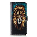 Capinha Para Samsung Galaxy Galaxy S10 / Galaxy S10 Plus Porta-Cartão / Estampada Capa Proteção Completa Animal Rígida PU Leather para S9 / S9 Plus / S8 Plus