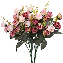 Fleur de table en polyester style pastoral 2 bouquet 30cm Lightinthebox