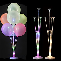 Luz led bolas de aire soporte de globo columna decoración de mesa de boda soporte de globos globo de navidad baby shower fiesta de cumpleaños Lightinthebox