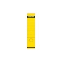LEITZ Ordnerrücken-Etikett, 61 x 285 mm, lang, breit, gelb passend für LEITZ Standard- und Hartpappe-Ordner 1070 (1640-10-15)