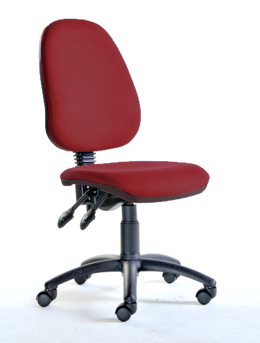 Vantage Burgundy Computer Chair 2 Lever