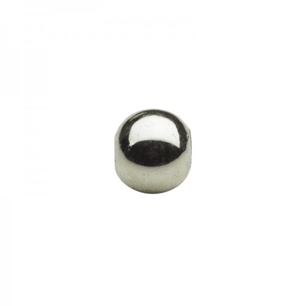 Metallic-Perlen, Ø6 mm, 50 Stück, anthrazit