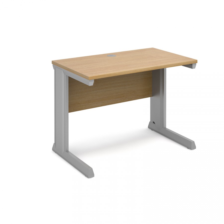Vivo Narrow Office Desk 1000mm- Oak