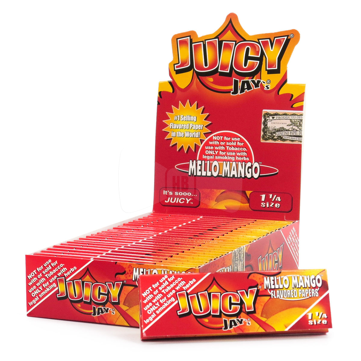 Juicy Jays Mello Mango Rolling Papers 1 Pack King Size