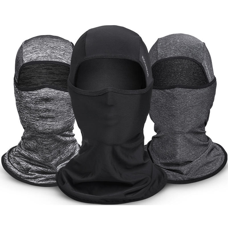 ROCKBROS Ice Silk Fabric Radfahren Kopfbedeckungen Maske Gesichtsmaske Fahrrad Schal Sommer Anti-Uv Gesicht Mas