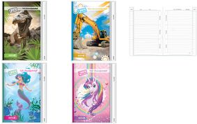 ROTH Hausaufgabenheft Kids für clevere Faule Einhornportrait Format: DIN A5, 148 x 210 mm, 1 Woche / 2 Seiten, 104 - 1 Stück (88579)