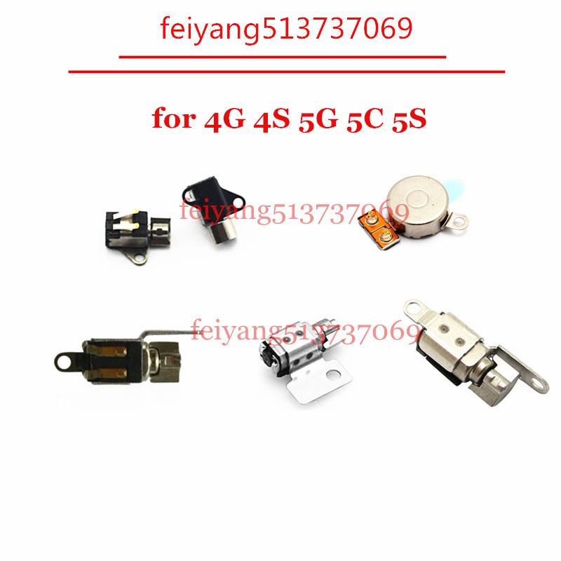 10pcs Original For iPhone 4 4S 5 5C 5S Vibrator Module flex cable motor vibration Replacement Parts buzzer Assembly