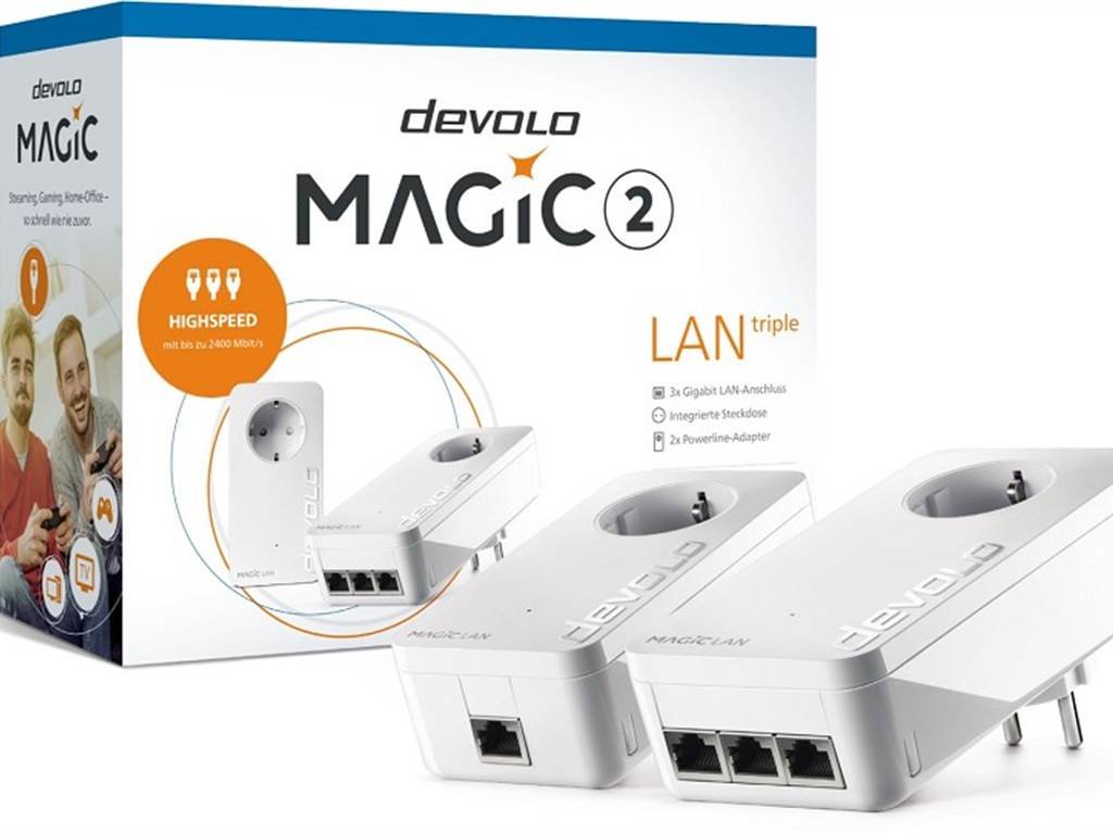 devolo Magic 2 LAN triple Starter Kit