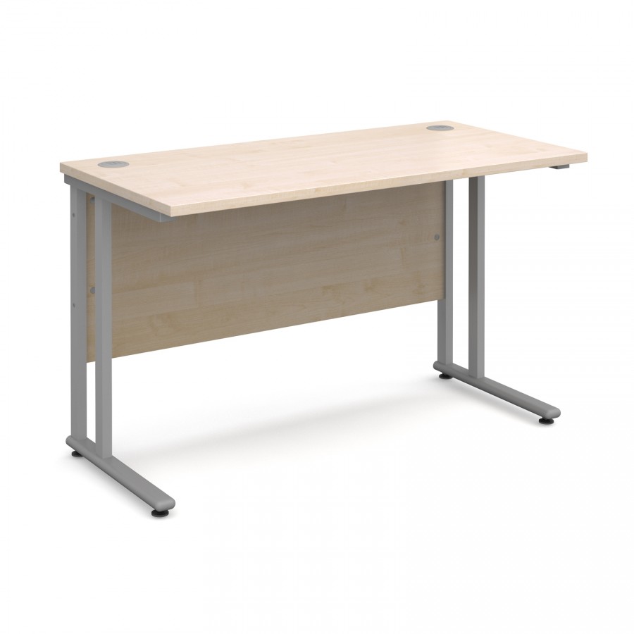 Narrow Maple Office Desk 600mm Deep - 1200mm Wide