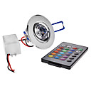 3W RGB Light control remoto bombilla LED de techo (85-265V)
